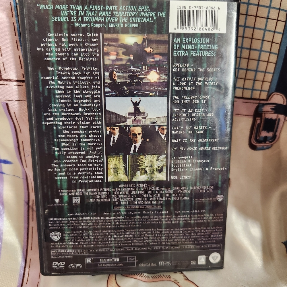 Matrix Reloaded 2 disc - Picture 2 of 4